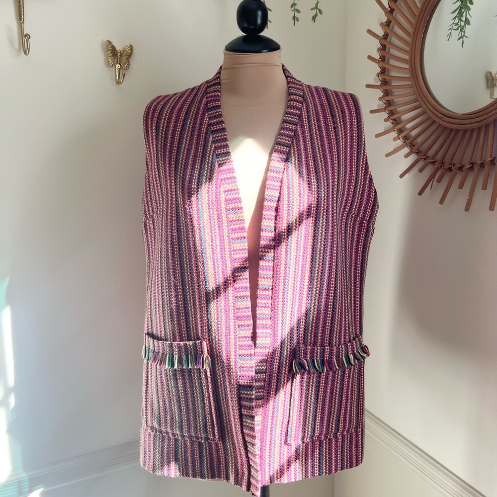 Vintage John Molloy Tweed Irish Wool Knit‎ Vest